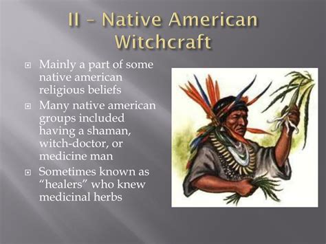 Nqtive american witchcract